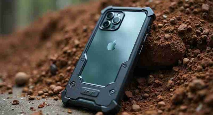 2025's Most Durable Phone Cases: EcoShock vs Traditional Brands, Concept art for illustrative purpose, tags: und - Monok