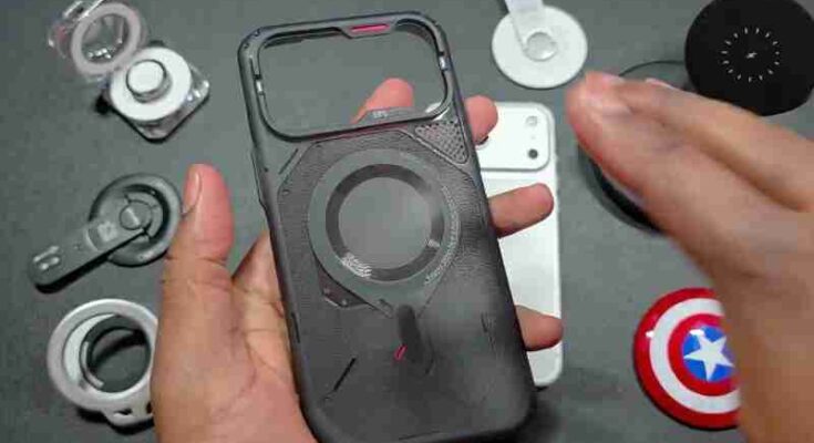 Another iPhone 17 Pro Max case review. I purchased a Aulumu case for the iPhone 17 Pro Max. I love the rugged and creative design of the Aulumu A17 Rugged case. The Aulumu A17 Rugged case is clearly o - Digital concept art for illustrative purpose, tags: aulumus a17-hüllen: bester - Monok